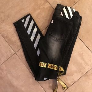Off-White Pants (Fred leg belt/sash included)